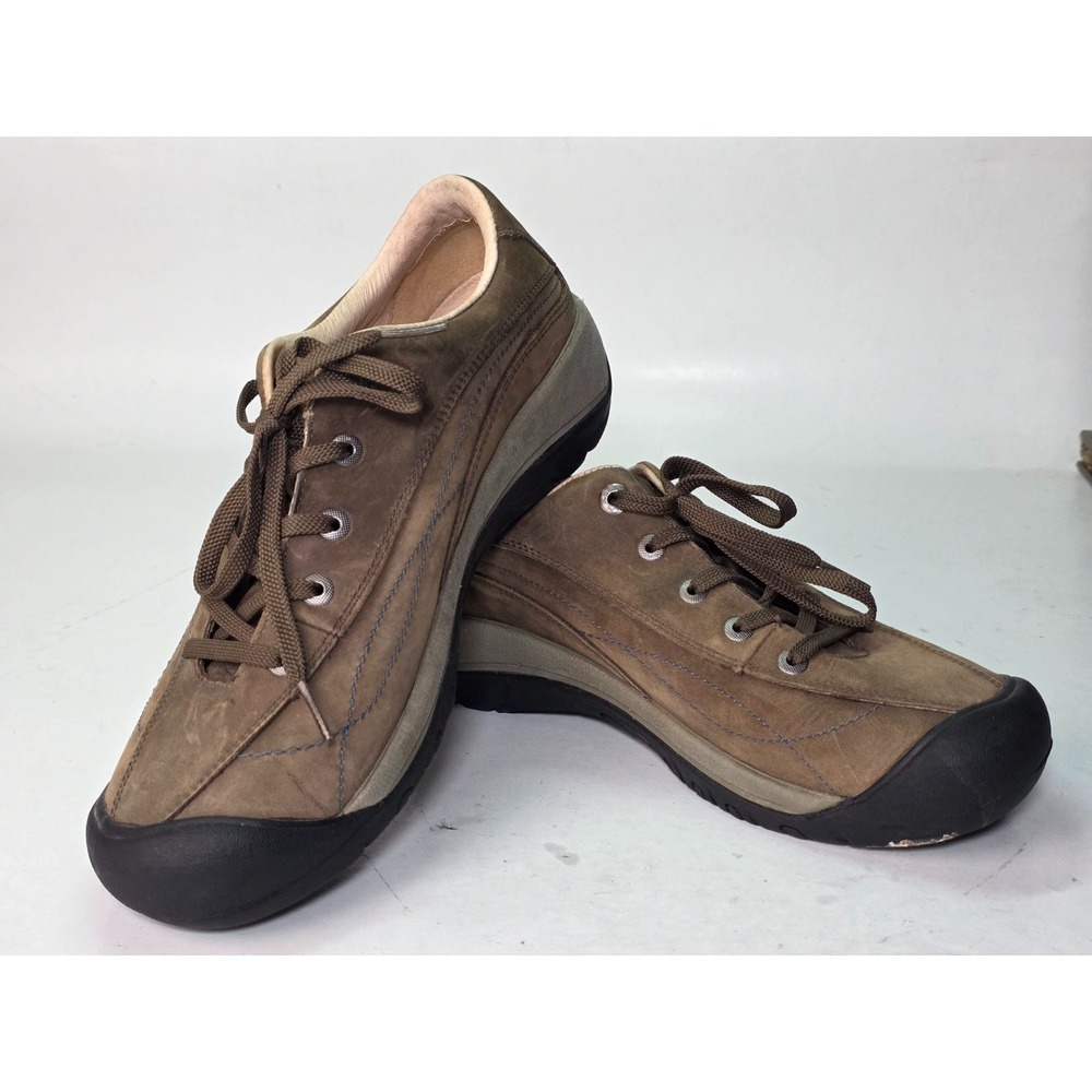 Keen Toyah Women's Hiking Sneakers Size 9 EU 39.5 Brown Leather Walking Shoes - Picture 6 of 10
